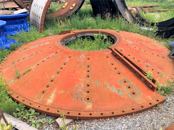 Fuller 18' X 10-1/2' (5.5m X 3.2m) Sag Mill, Rubber-lined With 1500 Hp, 1192 Rpm Motor)